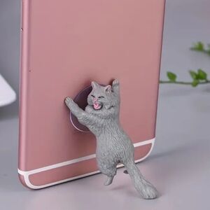 Cute cat phone holder